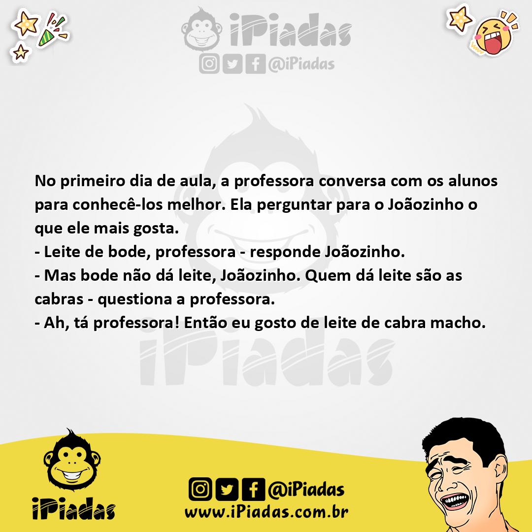 Ilustração da piada Leite de Bode no iPiadas
