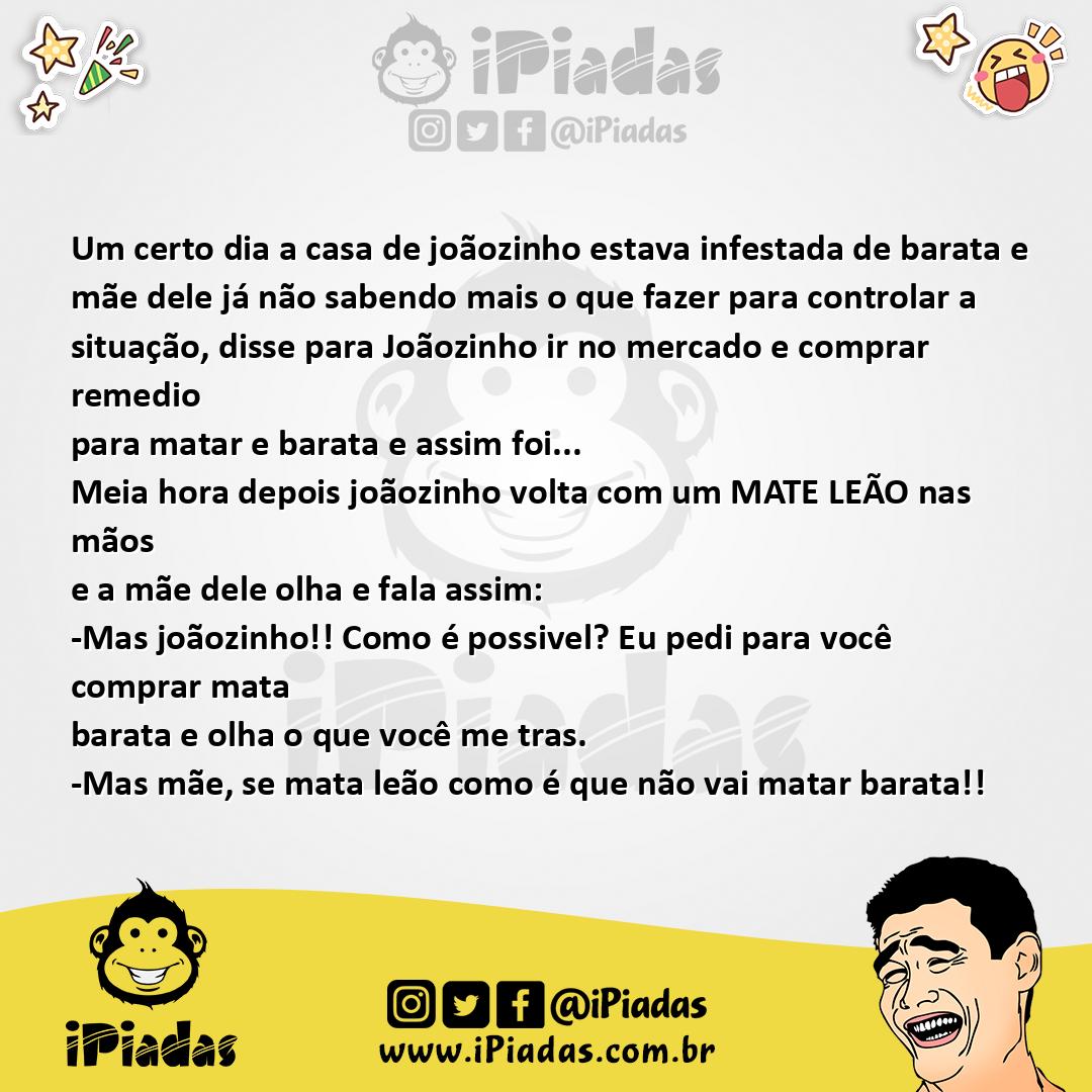 Ilustração da piada Mata baratas no iPiadas