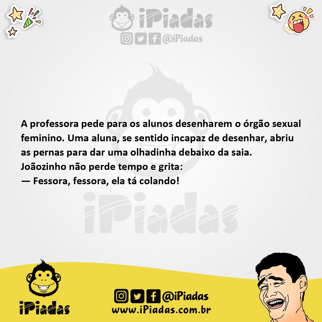 Ilustração da piada Orgão Sexual Feminino no iPiadas