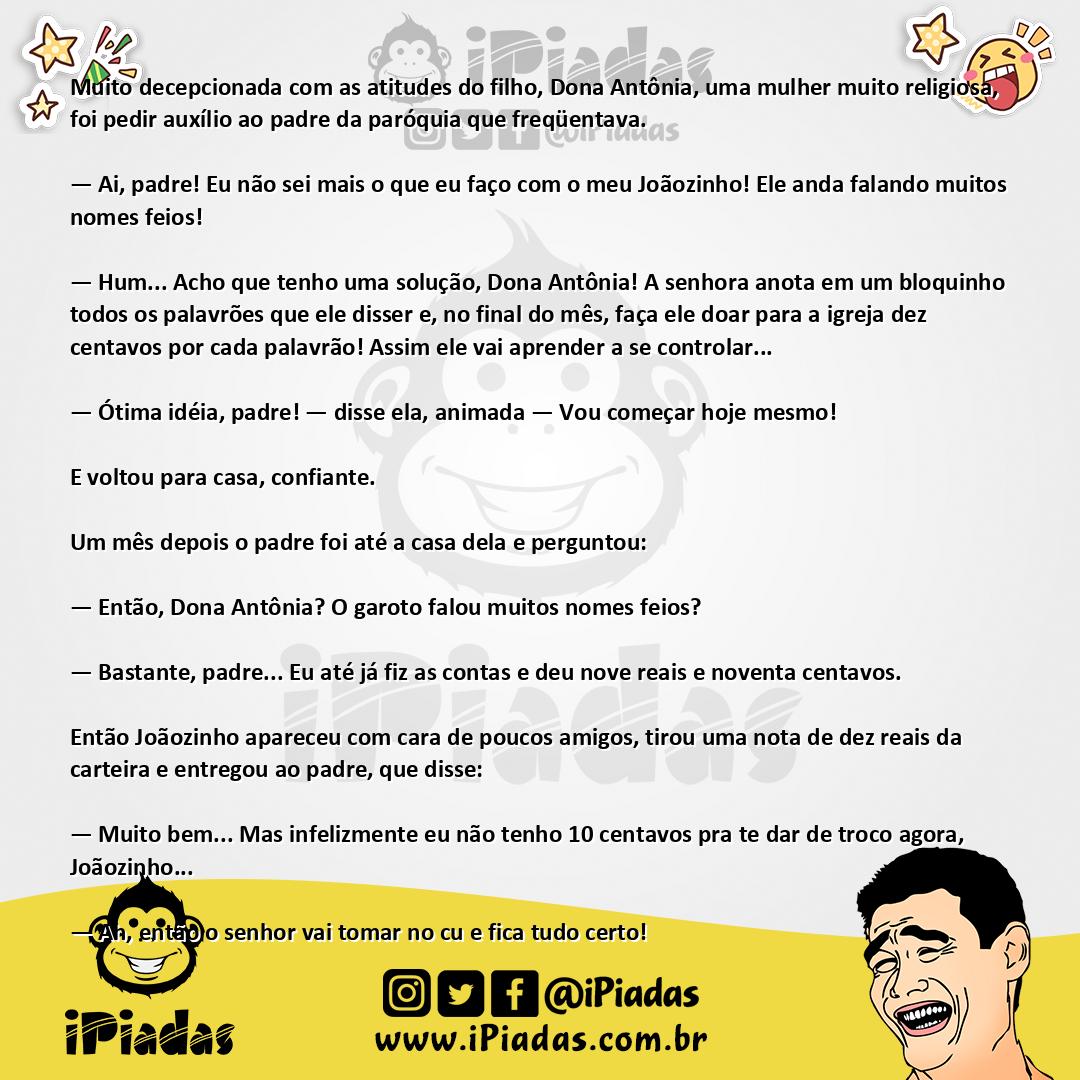 Ilustração da piada Pagando Pelos Erros no iPiadas