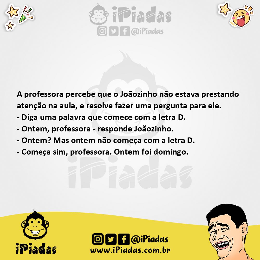 Ilustração da piada Palavra Que Começa Com D no iPiadas