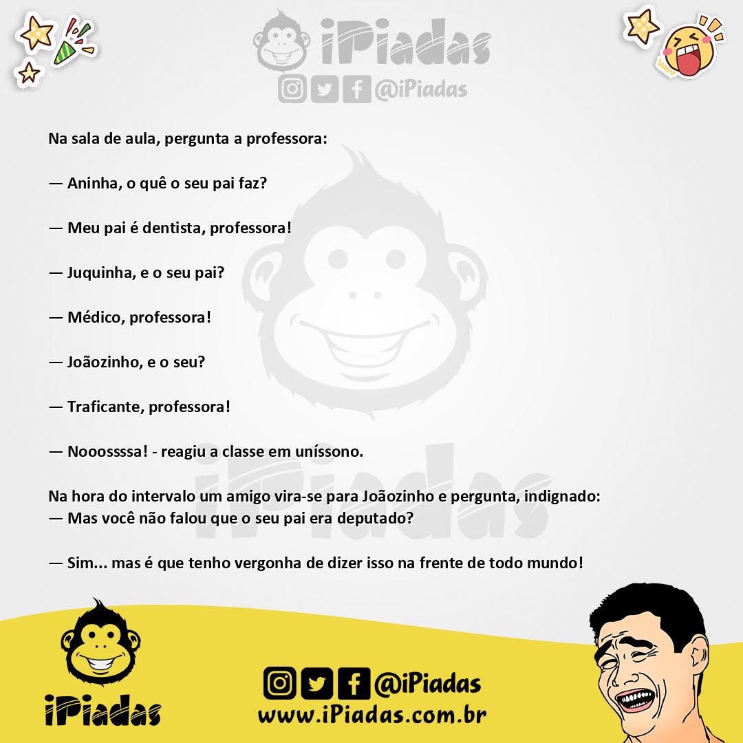 Ilustração da piada Profissão perigo no iPiadas