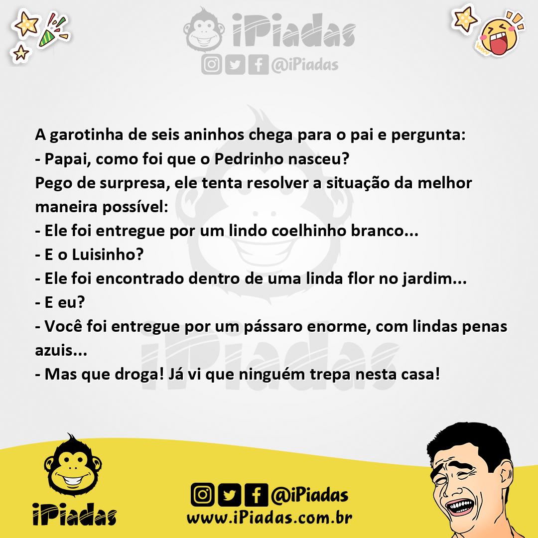 Ilustração da piada Sabendo das coisas no iPiadas