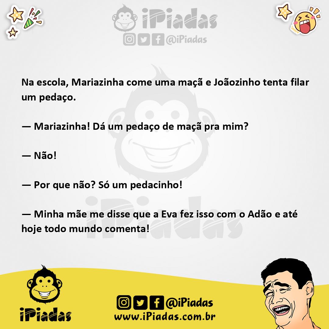 Ilustração da piada Seguindo o exemplo no iPiadas