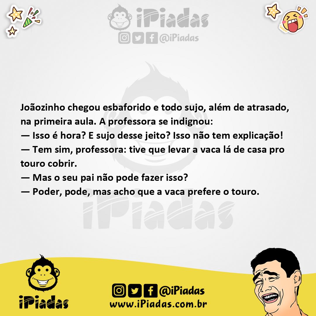 Ilustração da piada Touro Cobrindo a Vaca no iPiadas