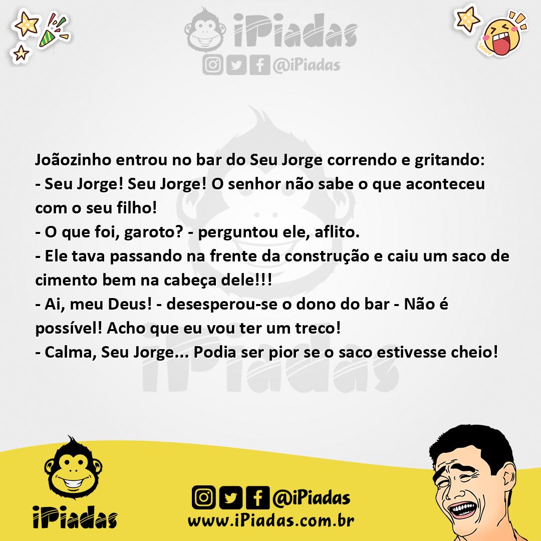 Ilustração da piada Tragédia Concreta no iPiadas