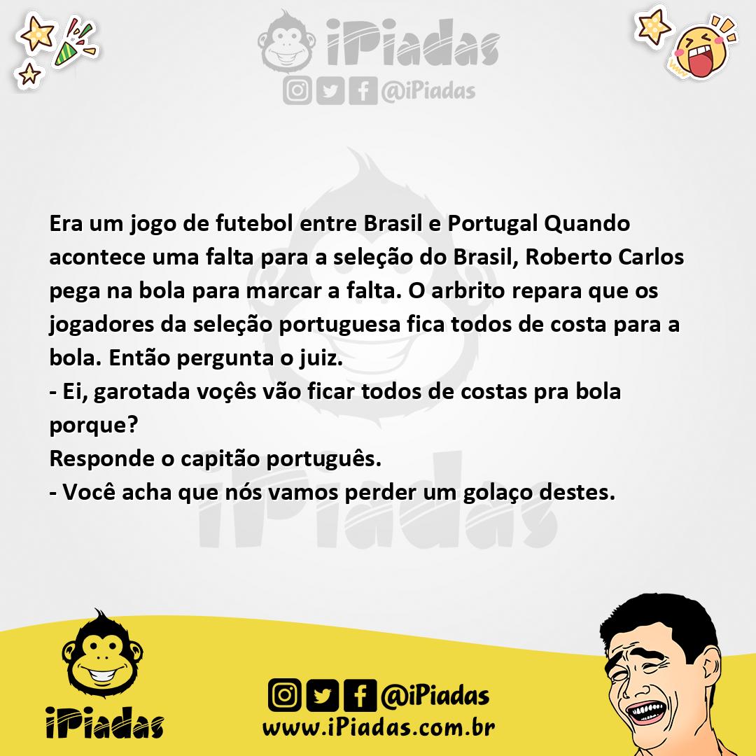 Ilustração da piada A Arbitragem no iPiadas