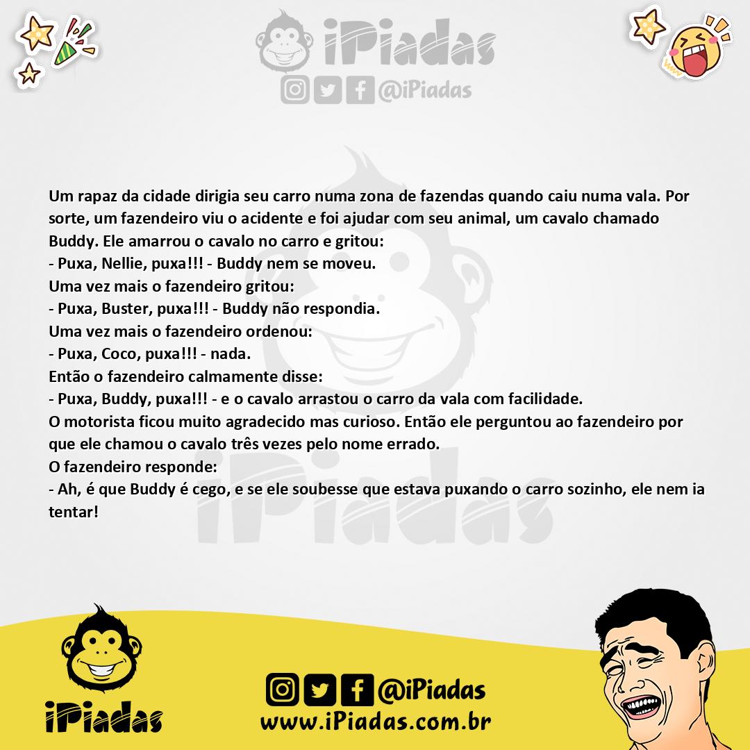Ilustração da piada Buddy no iPiadas