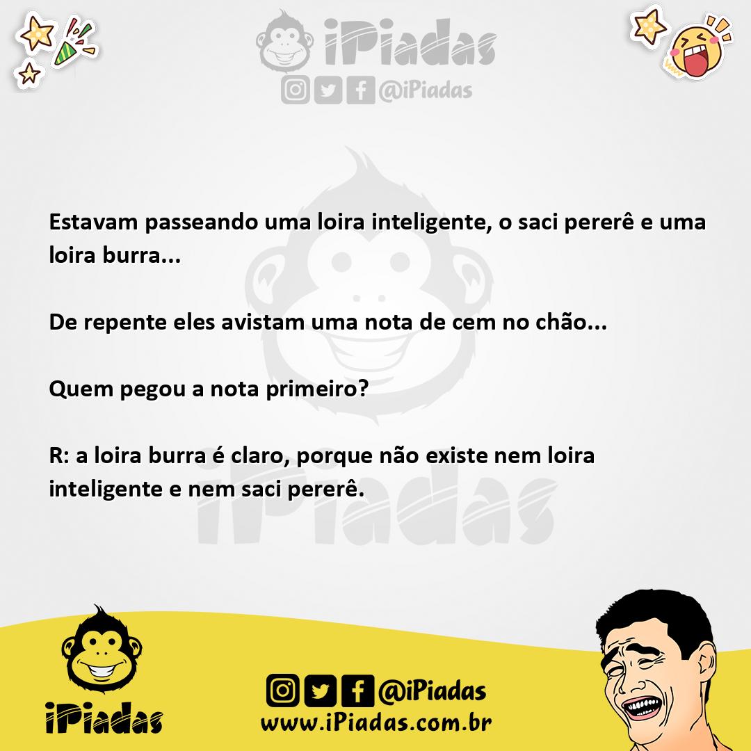 Ilustração da piada A Nota de R$100 no iPiadas