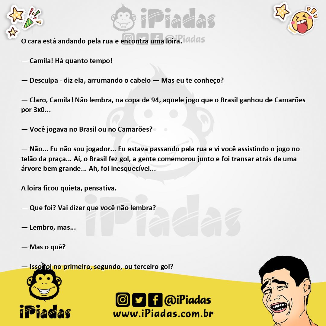 Ilustração da piada Batendo Um Bolão no iPiadas