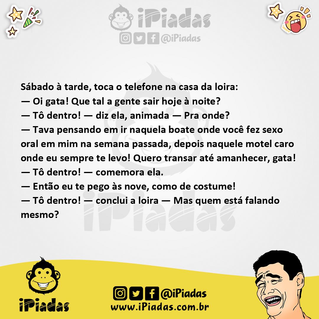 Ilustração da piada Convite para Boate no iPiadas
