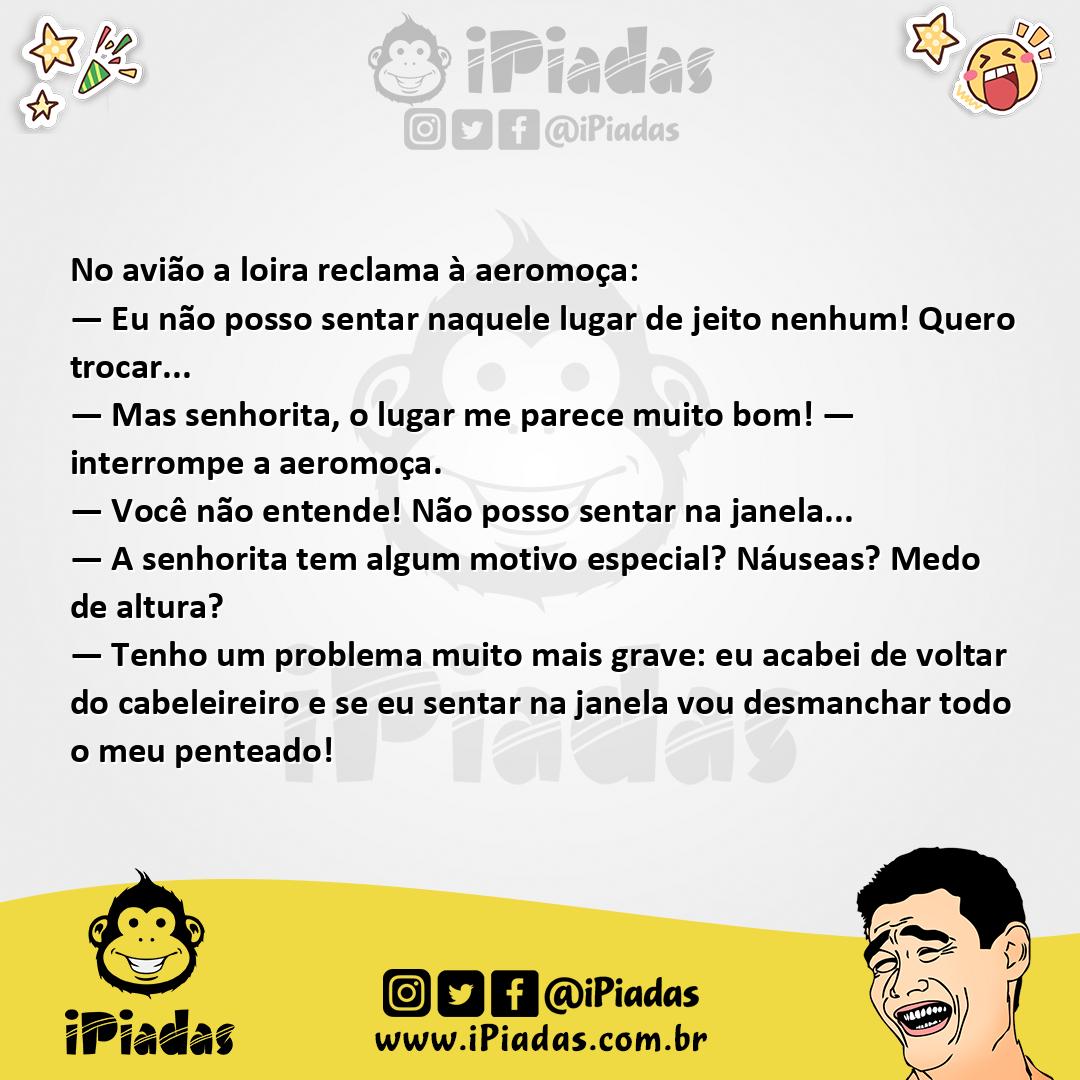 Ilustração da piada Lado da Janela no iPiadas