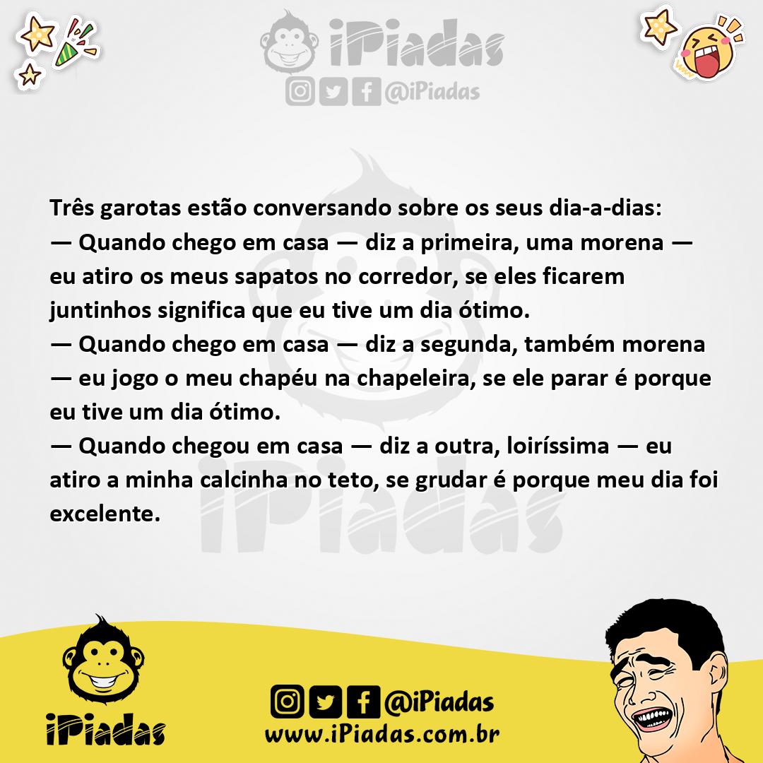 Ilustração da piada Ótimo Dia no iPiadas