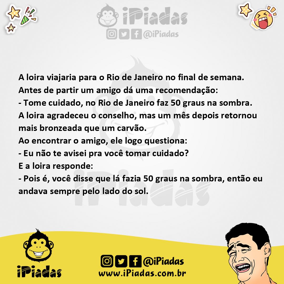 Ilustração da piada Recomendação da Amiga no iPiadas