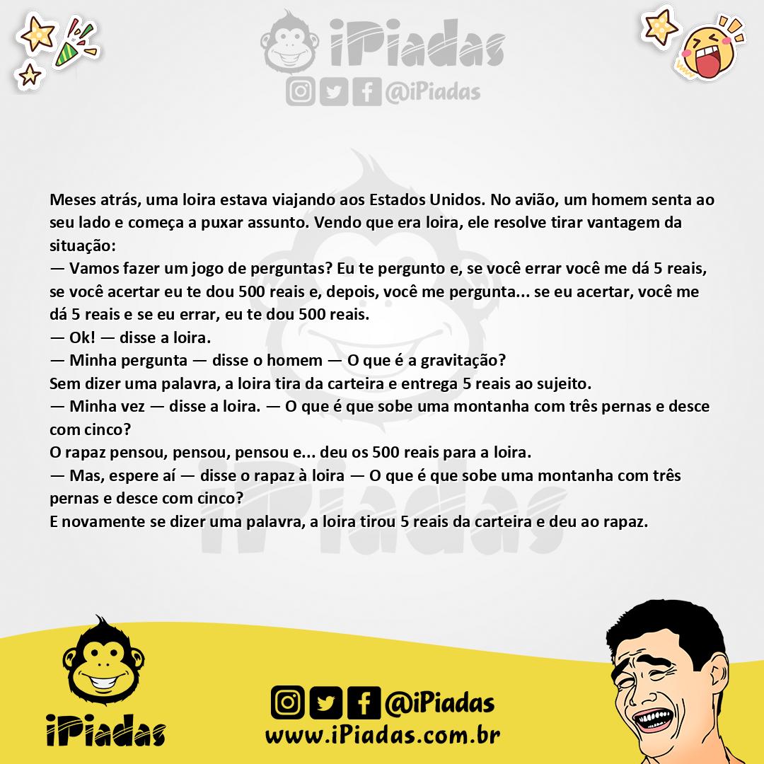 Ilustração da piada Tirando Vantagem no iPiadas