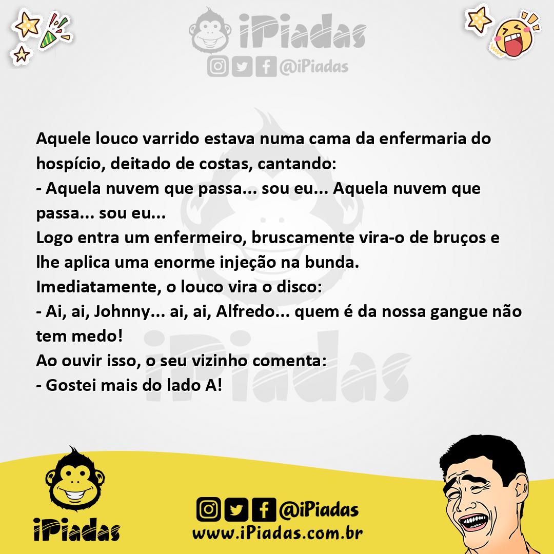 Ilustração da piada Musica de Doido no iPiadas