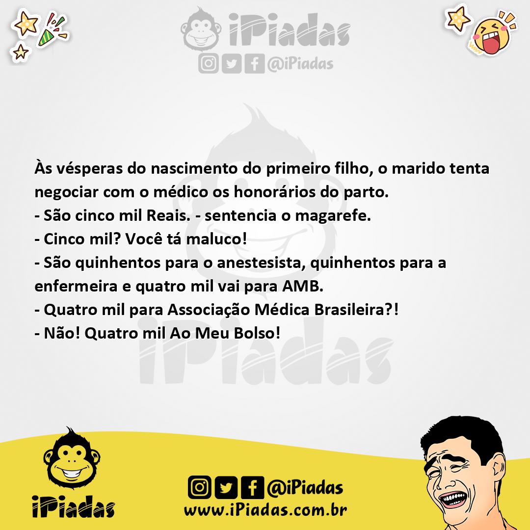 Ilustração da piada AMB no iPiadas