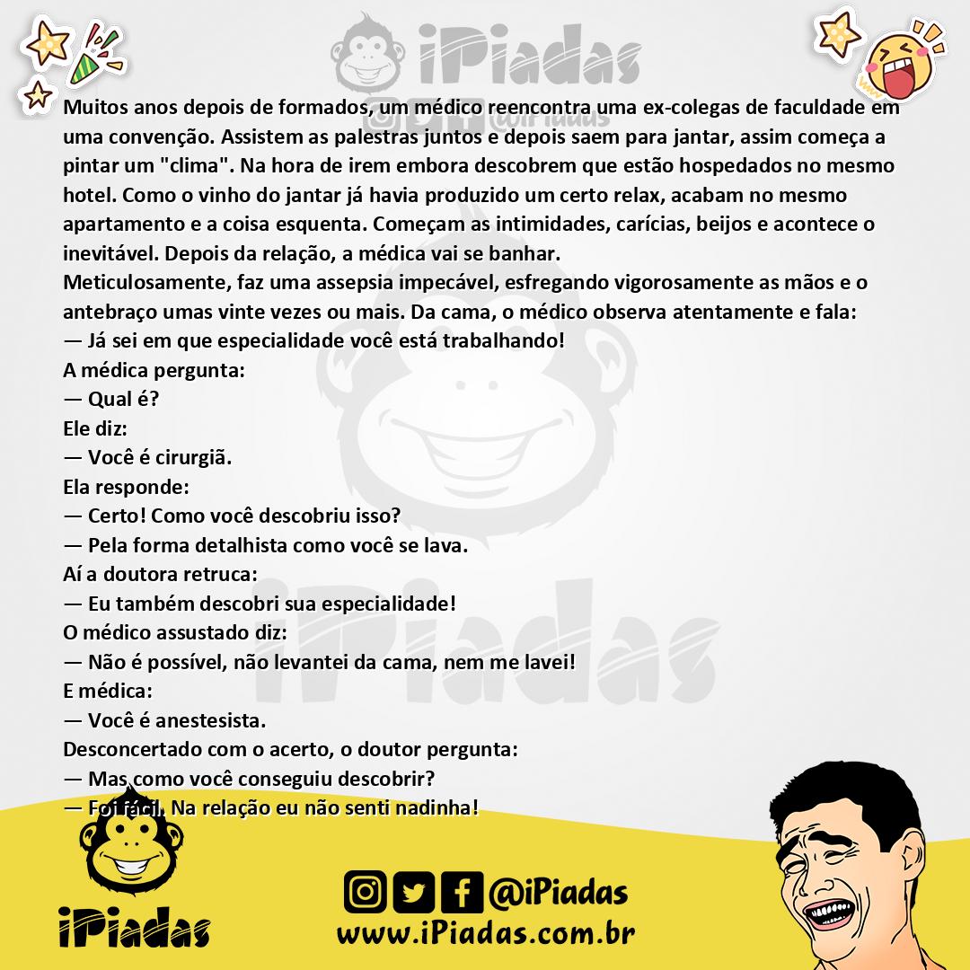 Ilustração da piada Descobrindo a Profissão no iPiadas