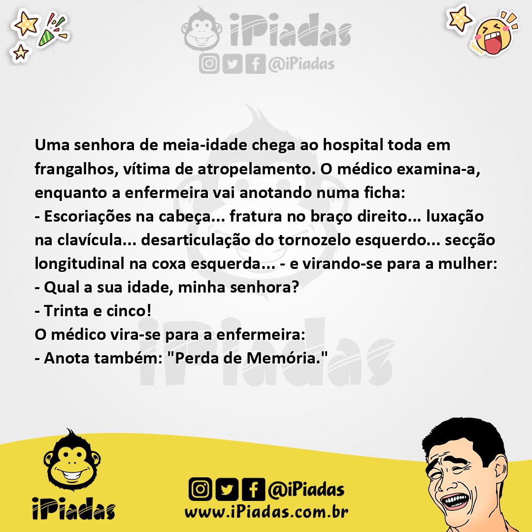 Ilustração da piada Plantao Medico no iPiadas