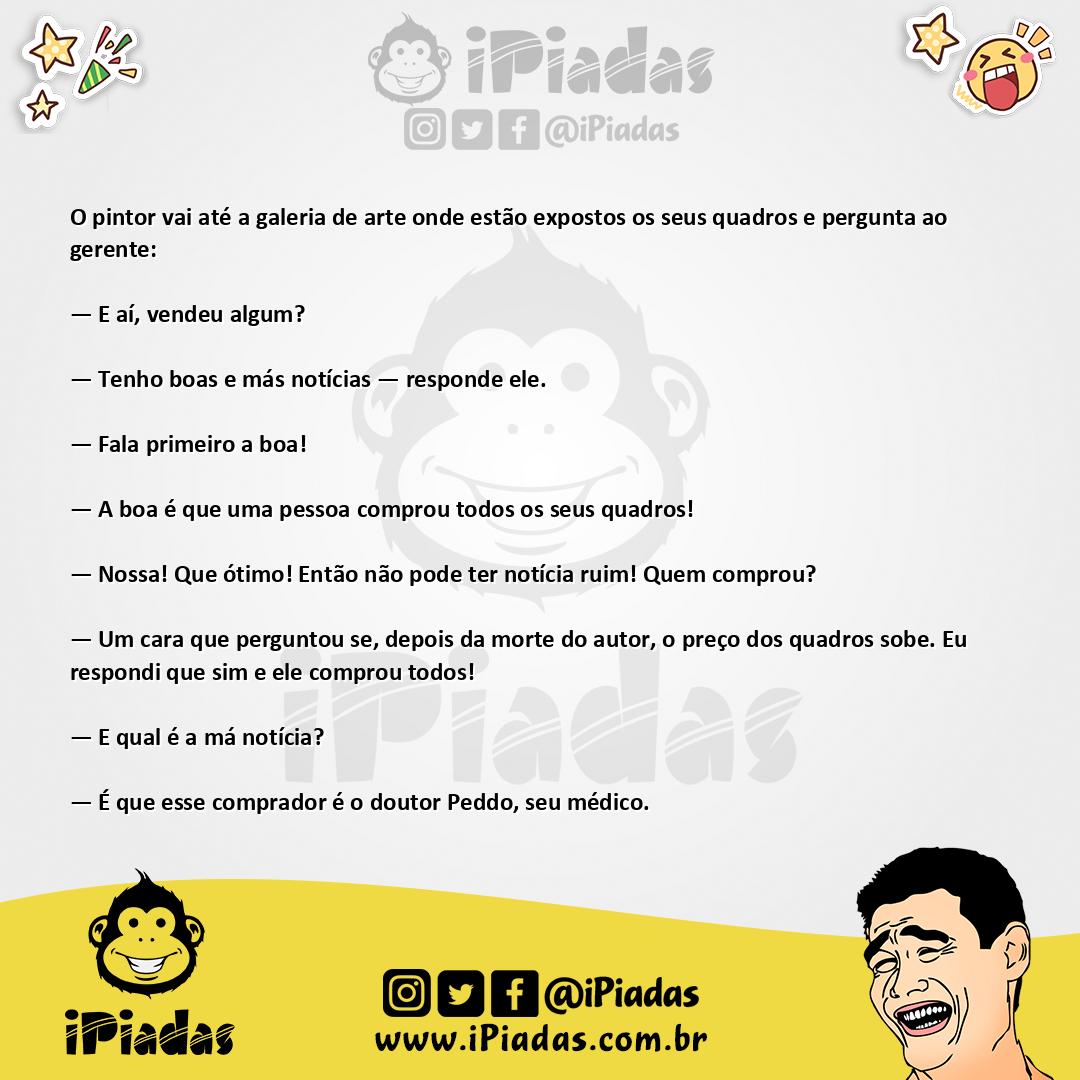 Ilustração da piada Todos os Quadros no iPiadas