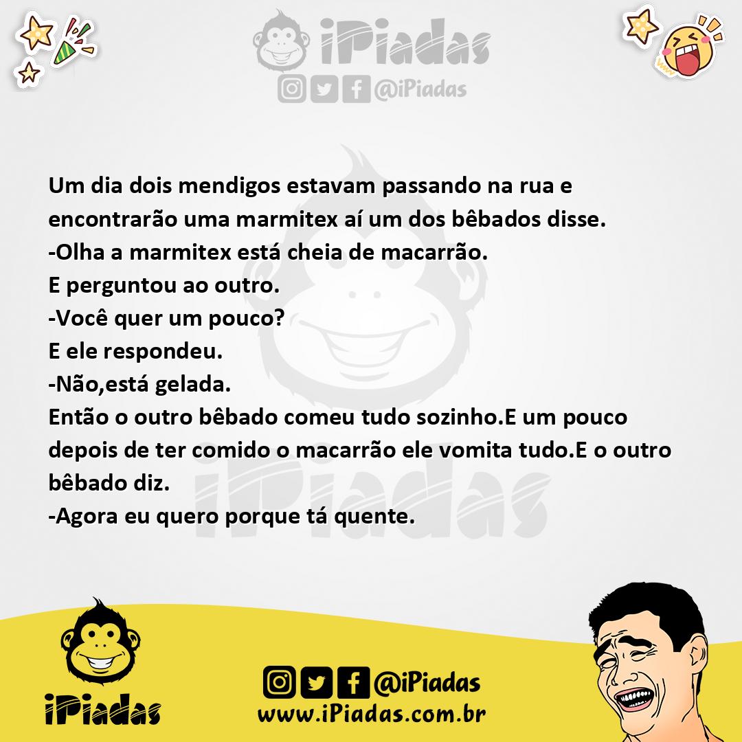 Ilustração da piada O mendigo e a marmitex no iPiadas