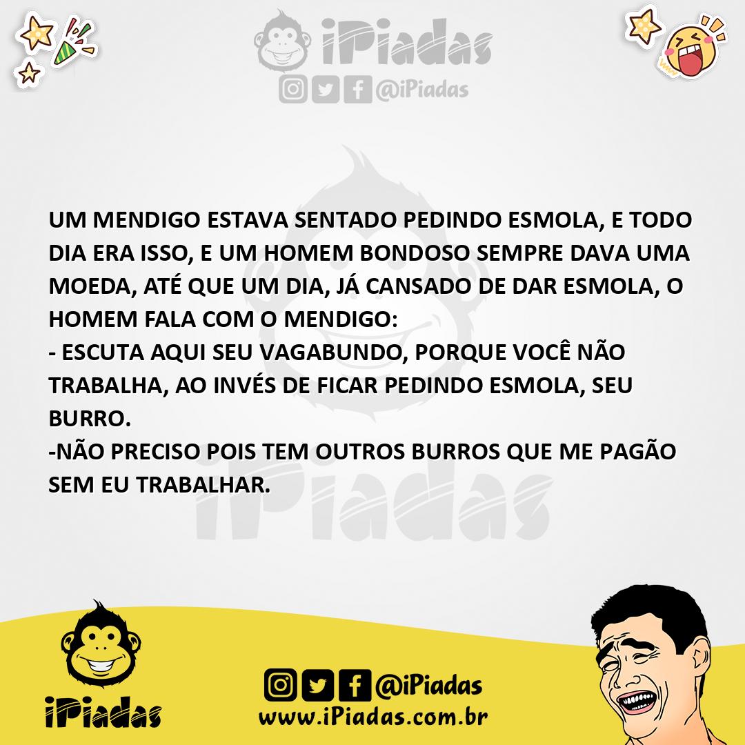 Ilustração da piada Trabalhador no iPiadas