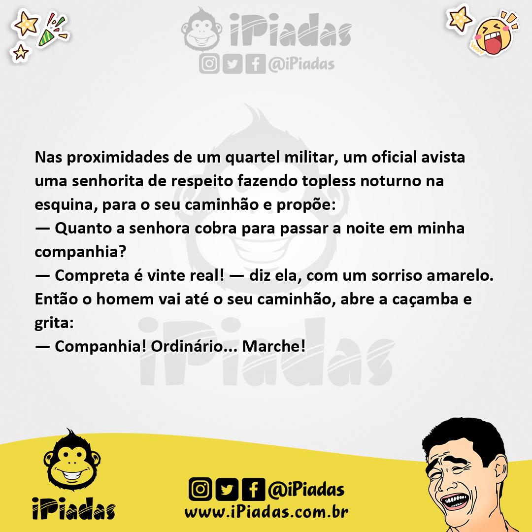 Ilustração da piada Companhia no iPiadas