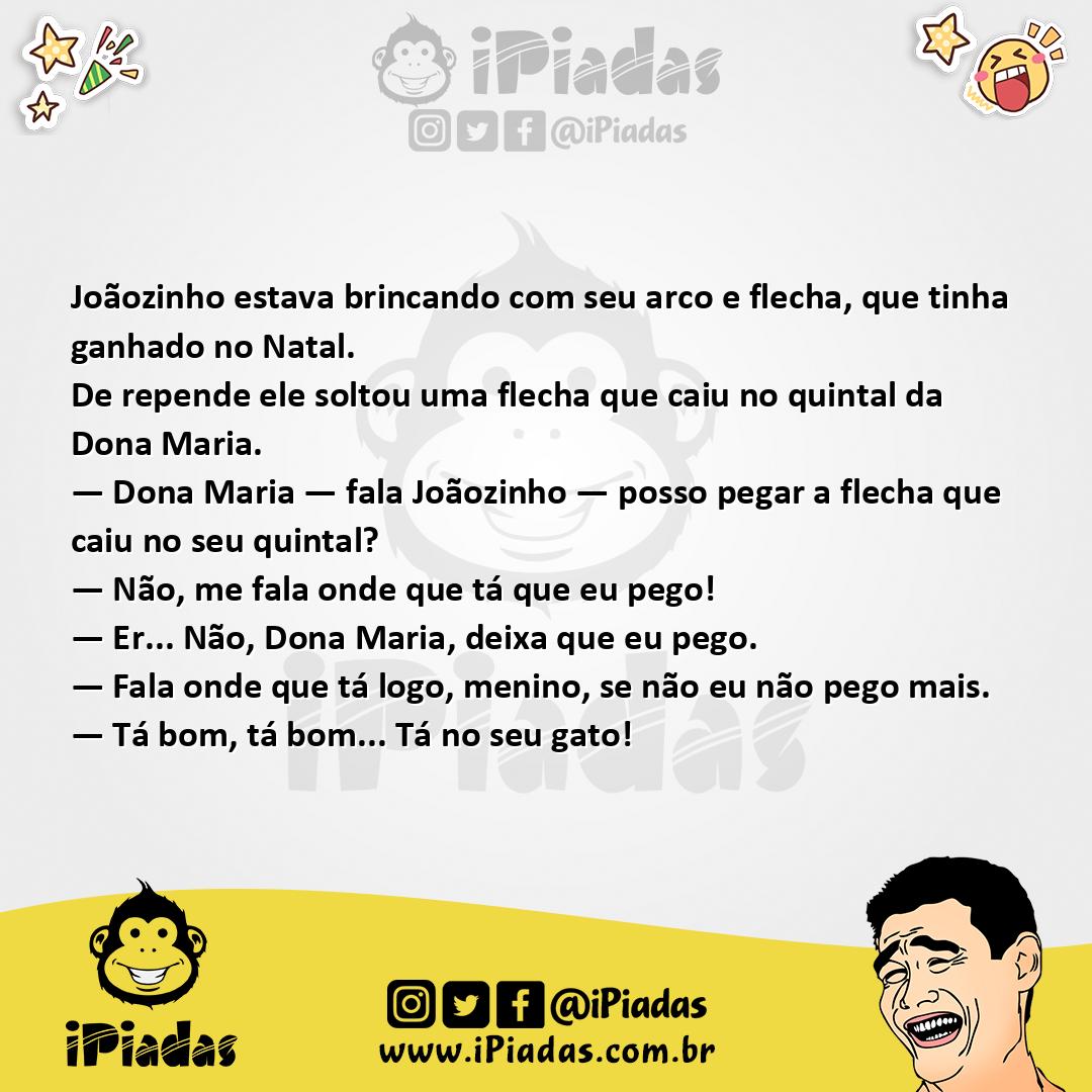 Ilustração da piada Arco e Flecha no iPiadas