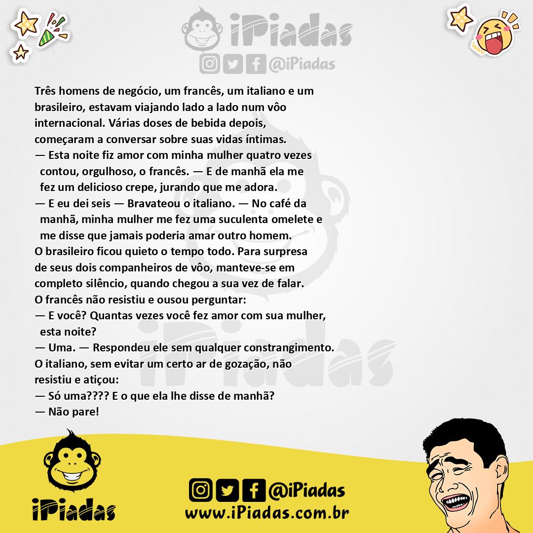 Ilustração da piada 1,2 ou 3 no iPiadas