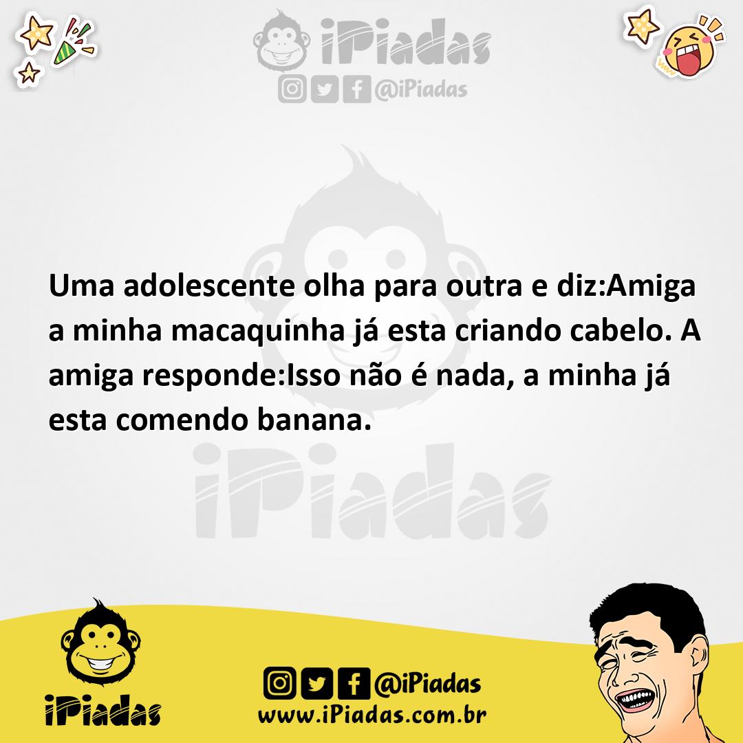 Ilustração da piada Adolescencia no iPiadas