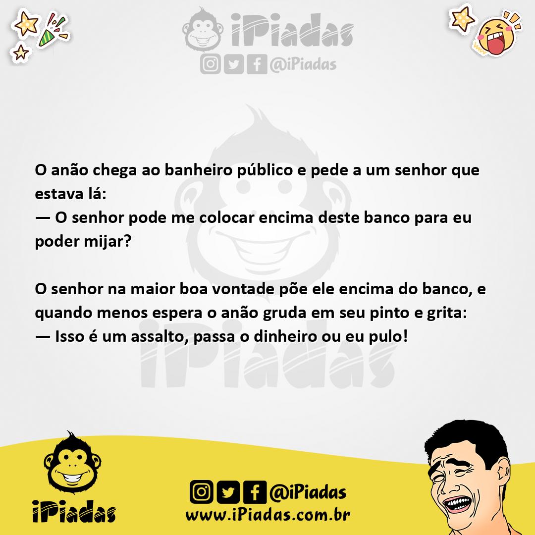 Ilustração da piada Ah, Não! no iPiadas