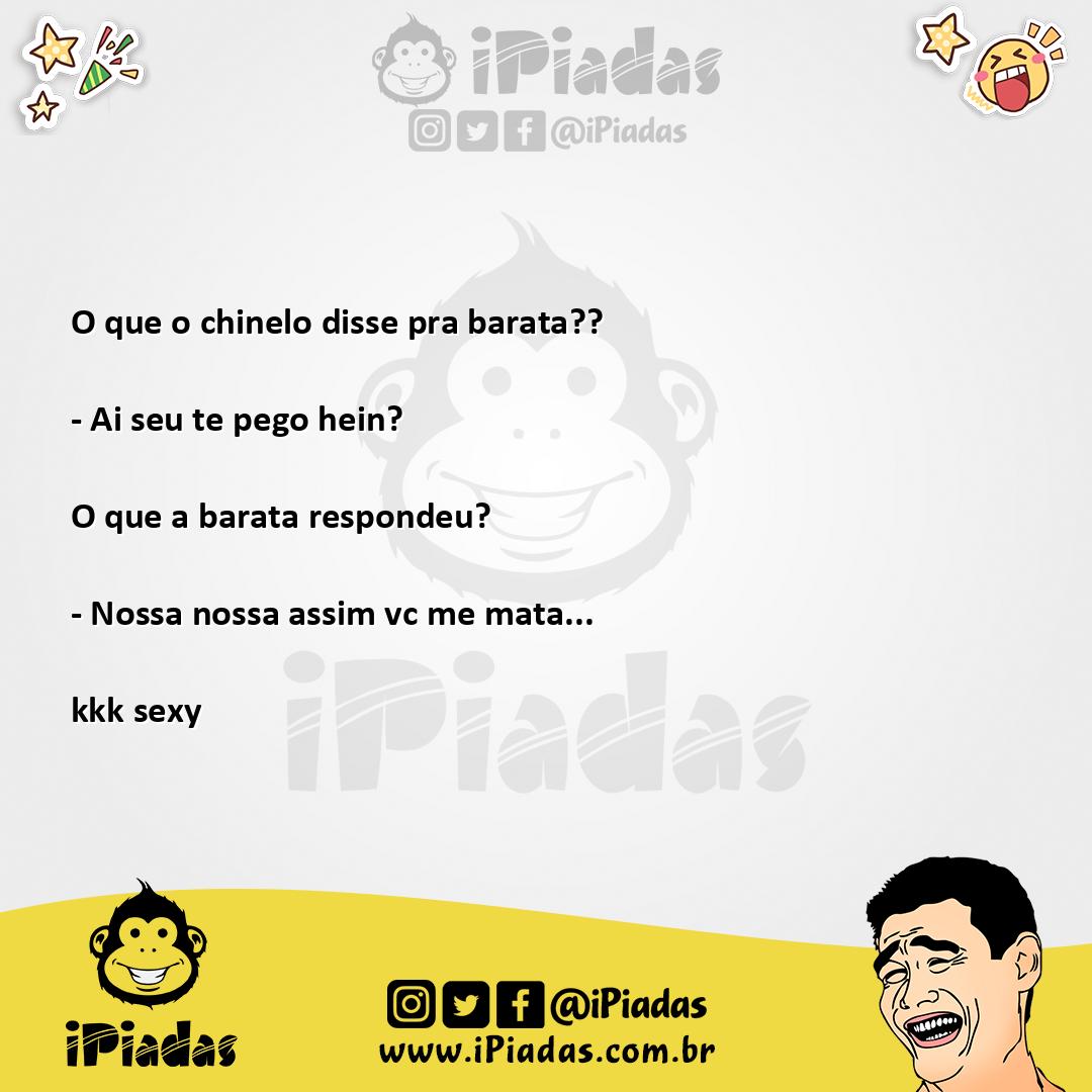 Ilustração da piada Ai se eu te pego! no iPiadas