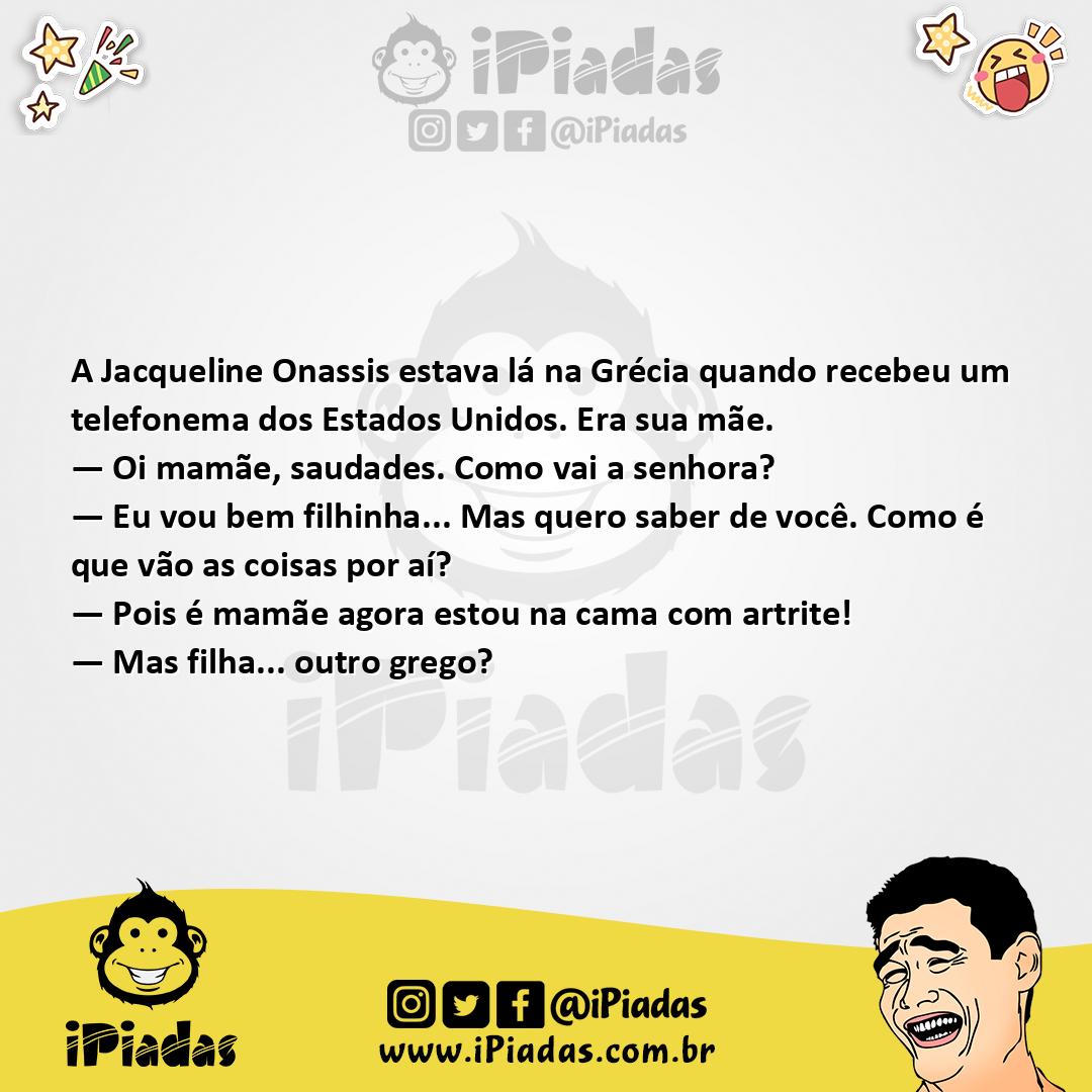 Ilustração da piada Artrite no iPiadas