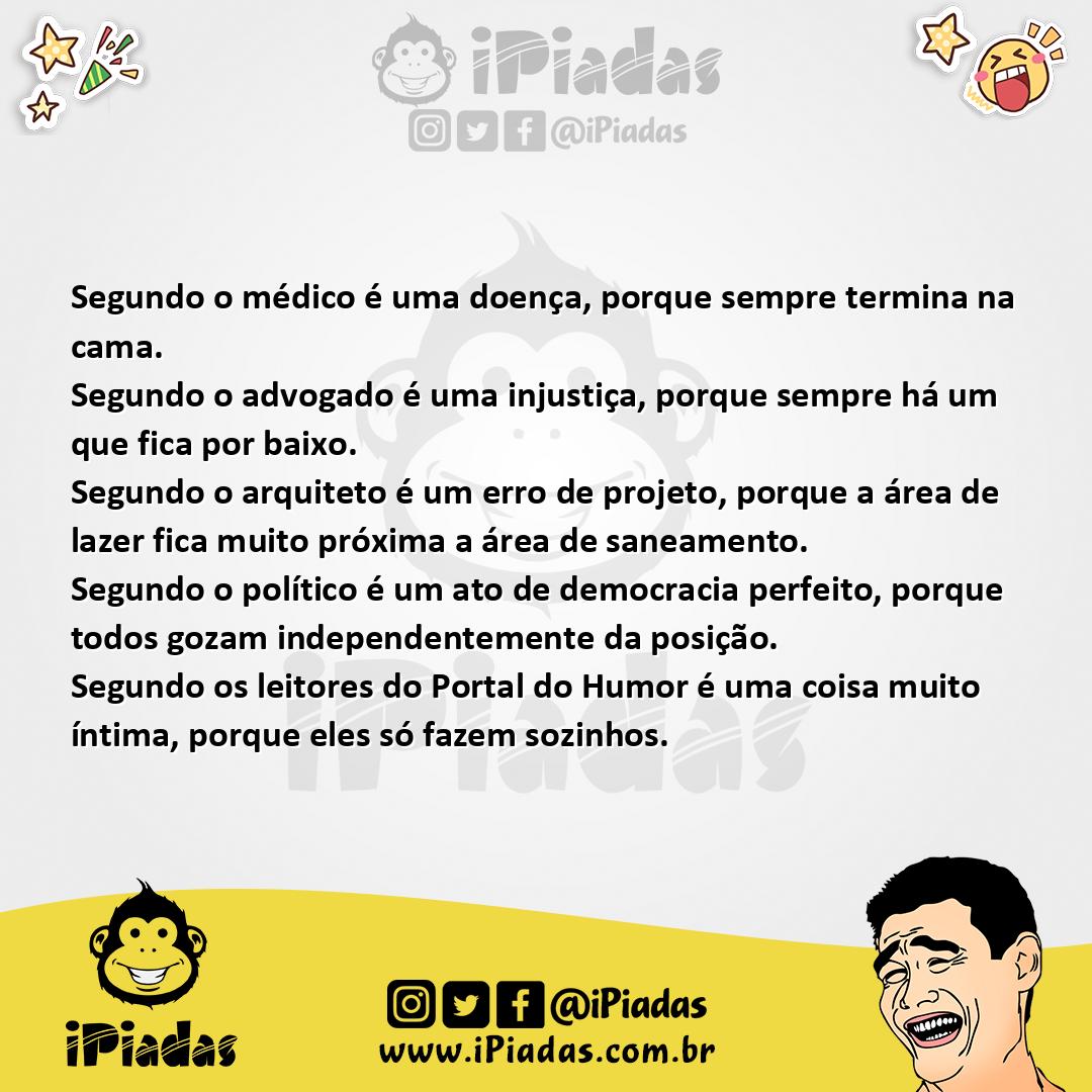 Ilustração da piada As definições do sexo no iPiadas