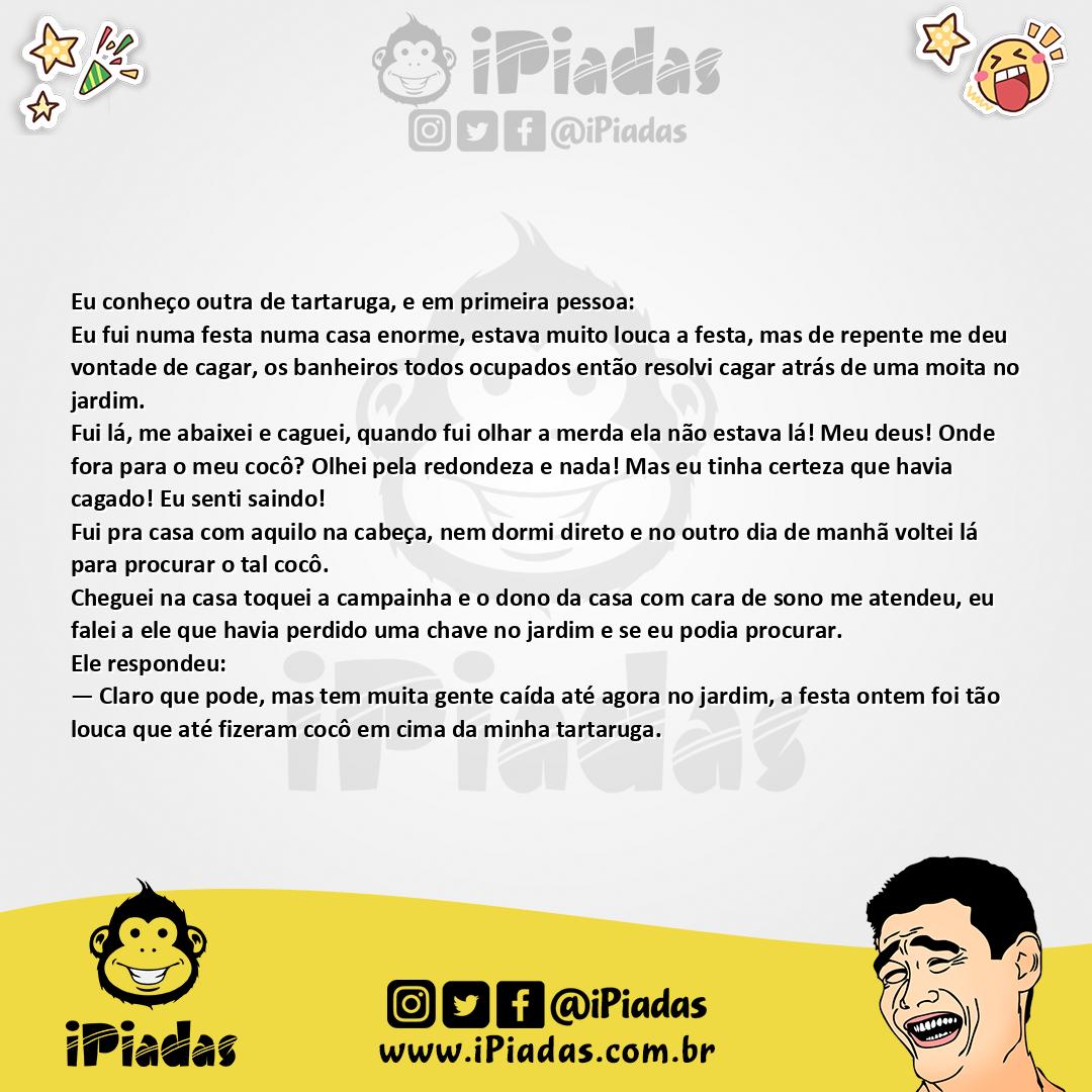Ilustração da piada Banheiros Ocupados no iPiadas