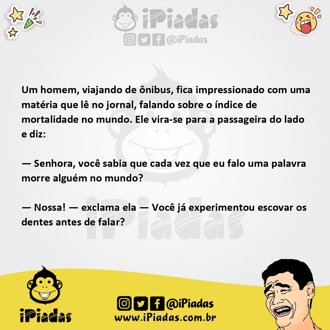 Ilustração da piada Boca Suja no iPiadas