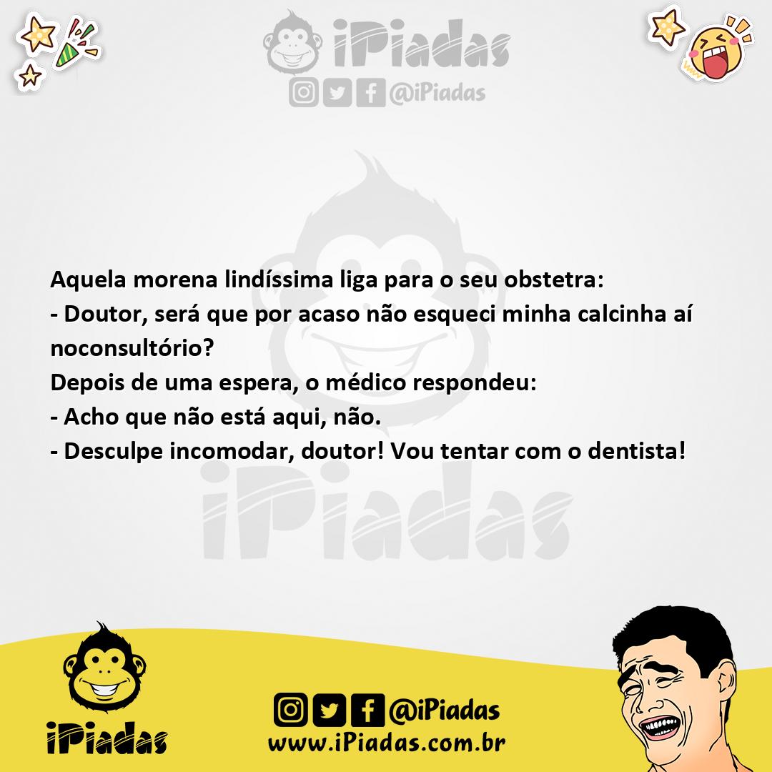 Ilustração da piada Calcinha perdida no iPiadas