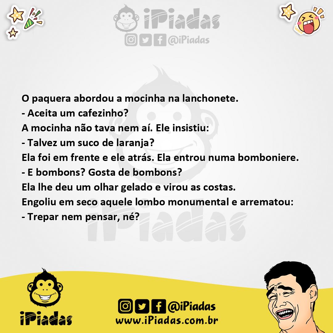 Ilustração da piada Cantada no iPiadas