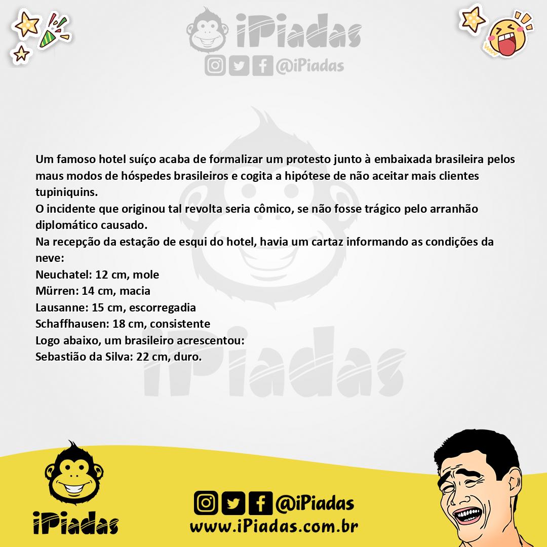 Ilustração da piada Clientes Tupiniquins no iPiadas
