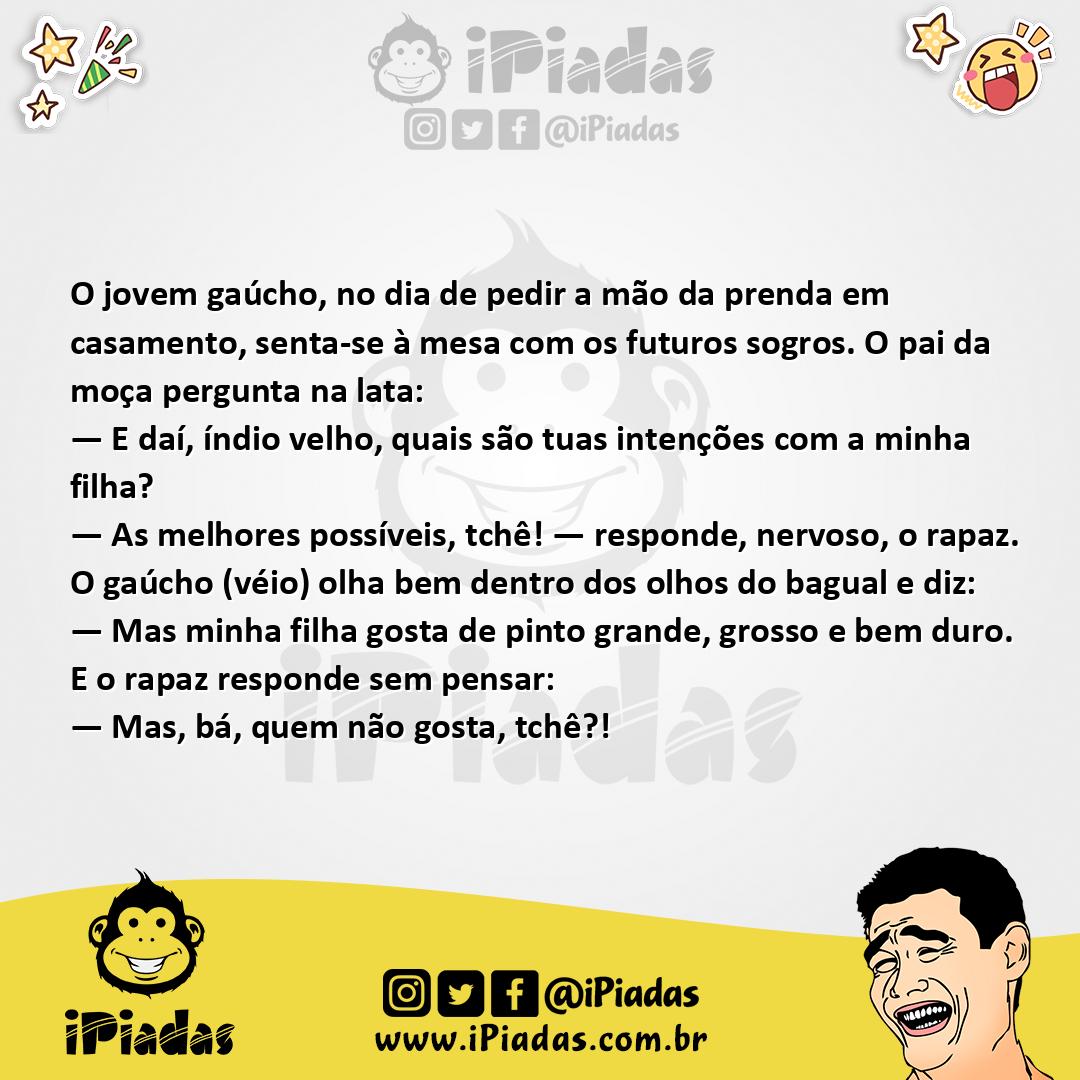 Ilustração da piada Coisa Grossa no iPiadas