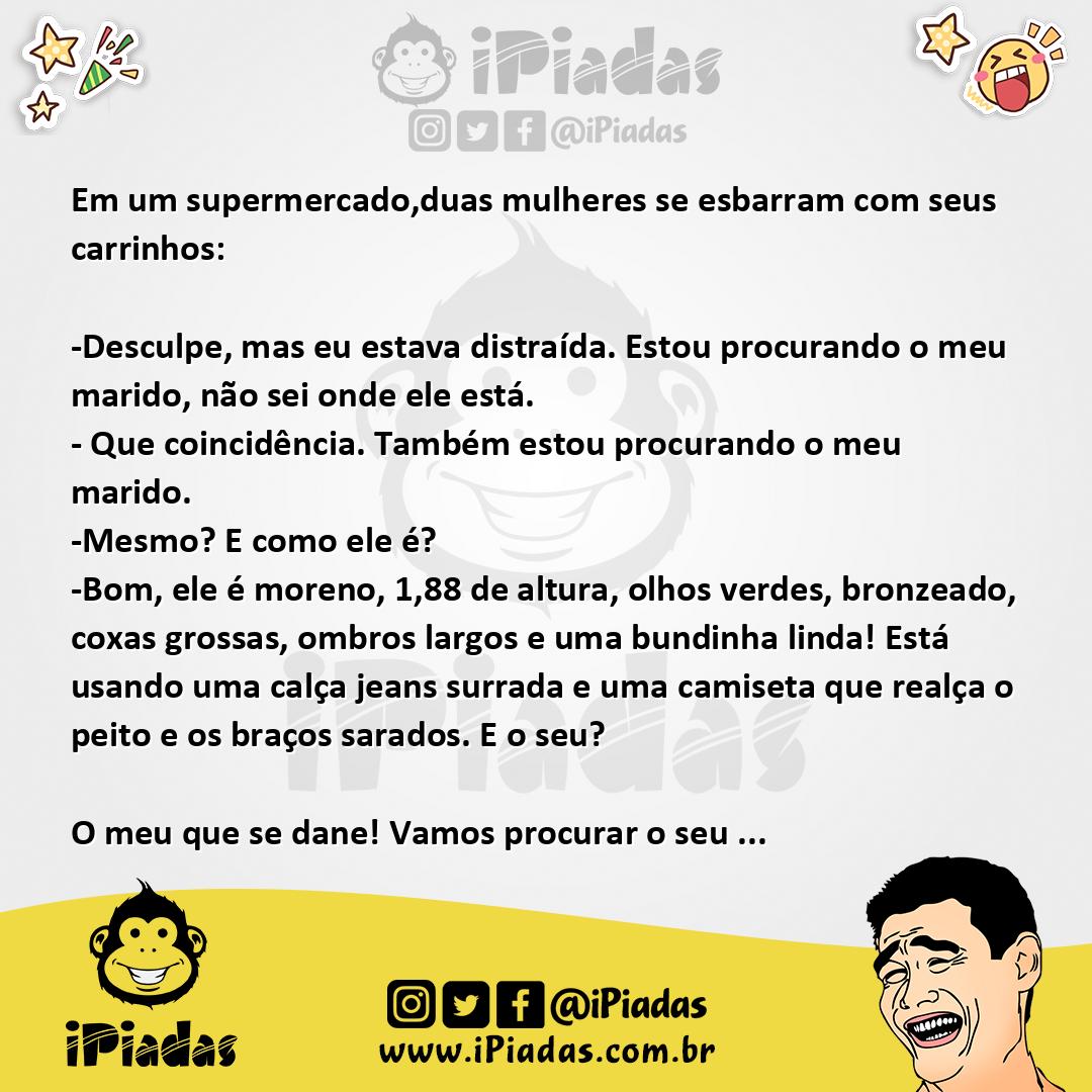 Ilustração da piada Consideração com o marido... no iPiadas