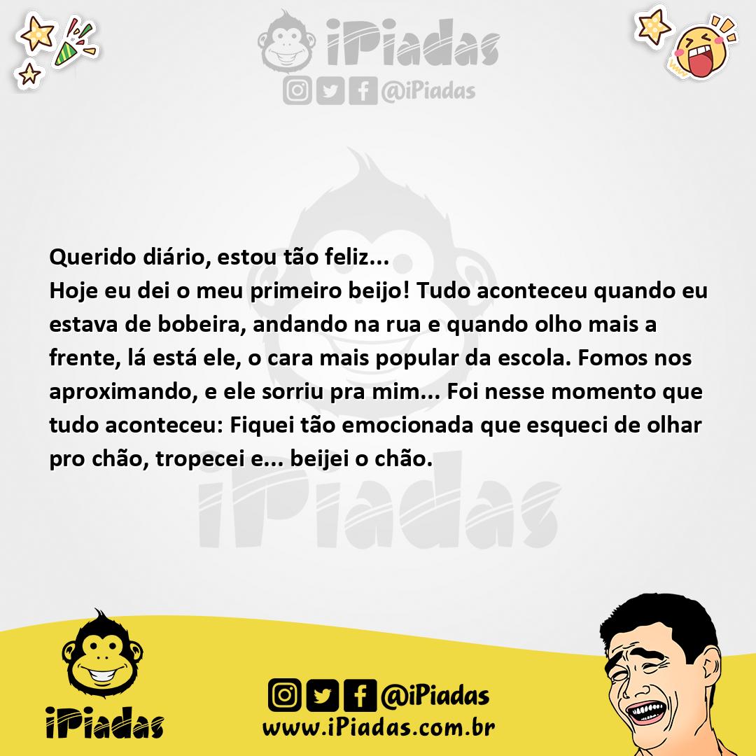 Ilustração da piada Diário de Uma Nerd no iPiadas