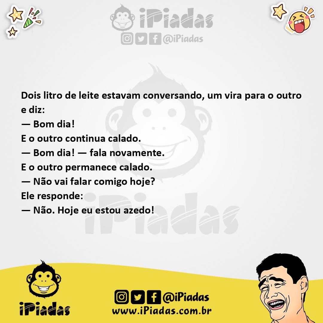 Ilustração da piada Dois Litros de Leite no iPiadas