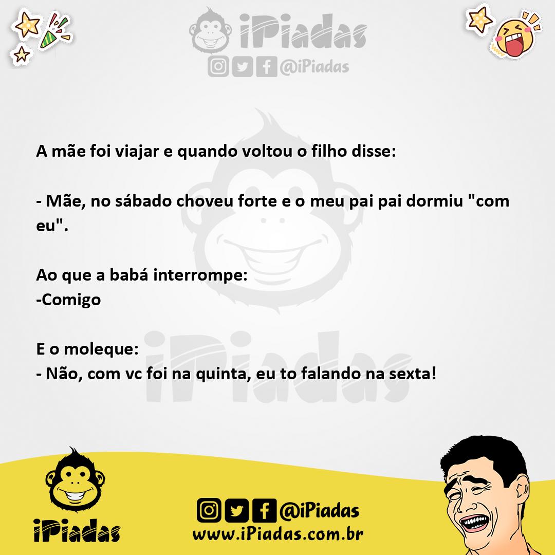 Ilustração da piada Dormiu com Eu no iPiadas