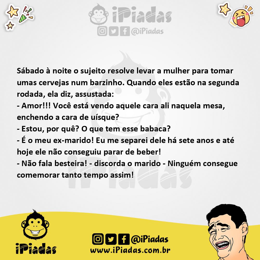 Ilustração da piada Enchendo a cara no iPiadas