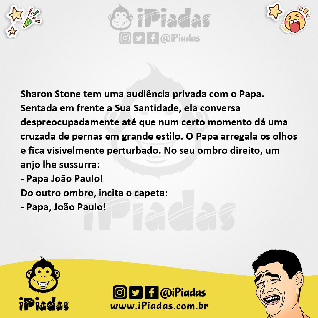 Ilustração da piada Entre O Bem E O Mal no iPiadas