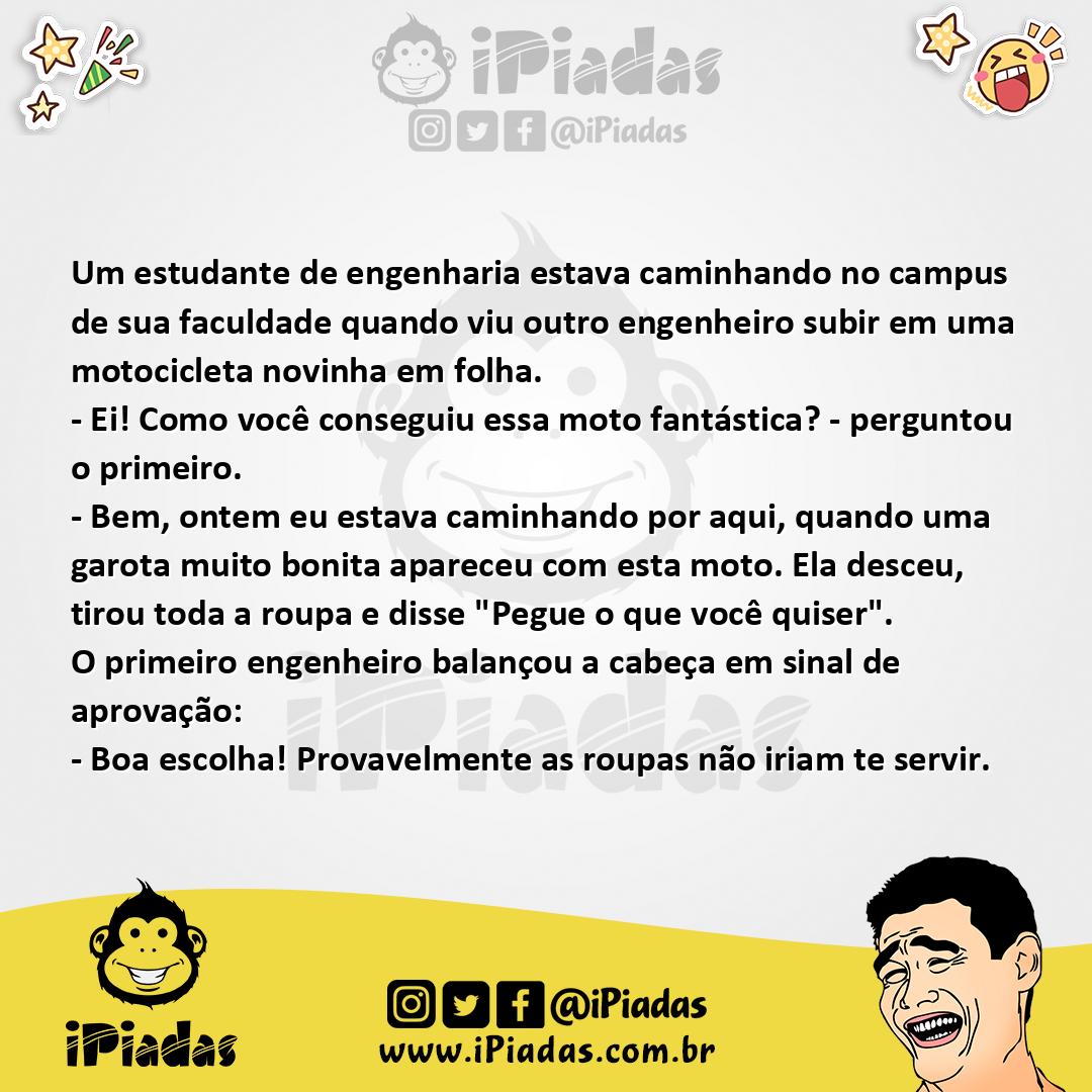 Ilustração da piada Escolha engenhosa no iPiadas