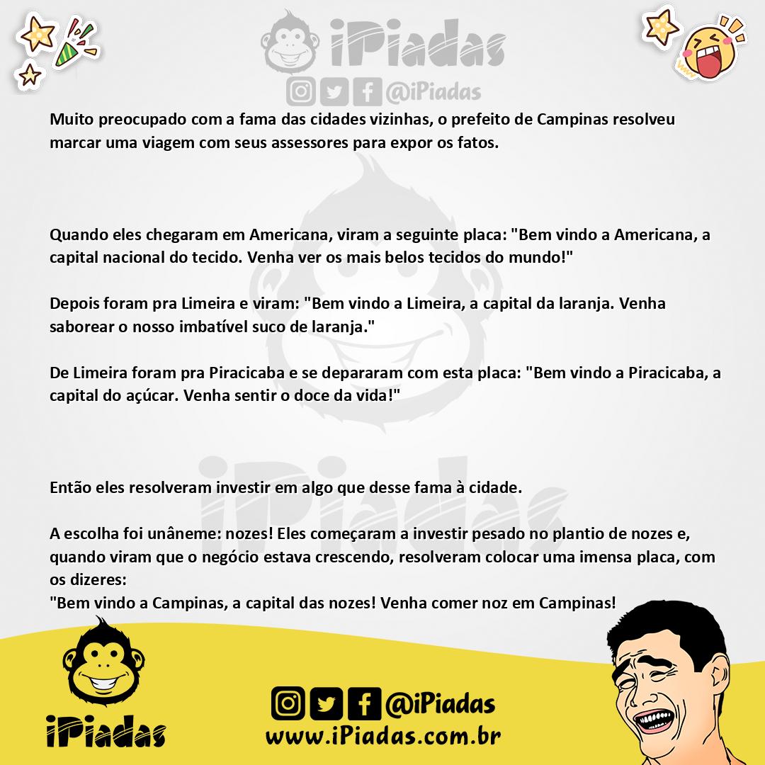 Ilustração da piada Fazendo Fama no iPiadas
