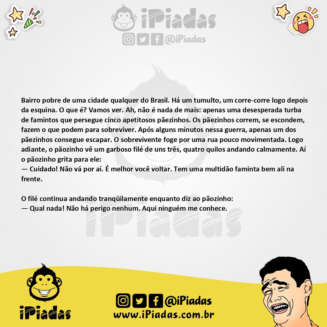 Ilustração da piada Filé Mignon no iPiadas