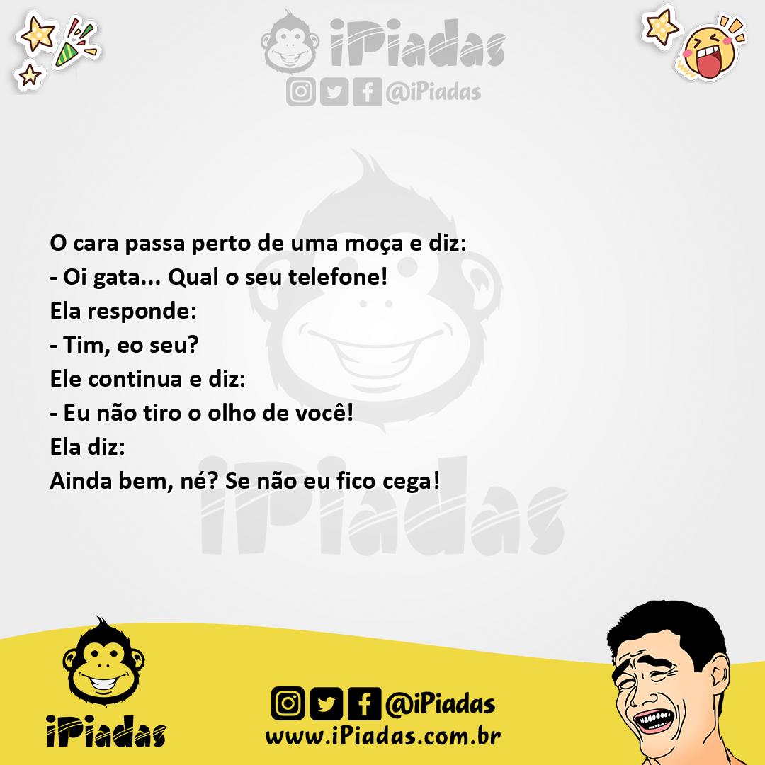 Ilustração da piada Furando Cantadas no iPiadas